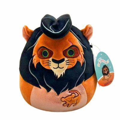 Squishmallows 20cm Disney Lejonkungen Scar - Squishmallows -  Leksaksaffären