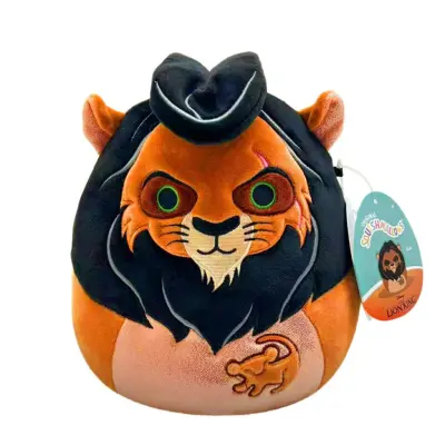 Squishmallows 20cm Disney Lejonkungen Scar - Squishmallows -  Leksaksaffären