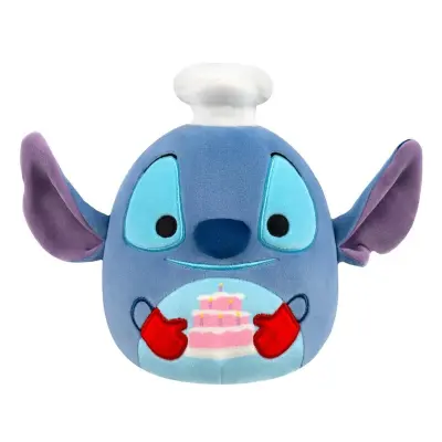 Squishmallows 20cm Disney Stitch Chef Stitch with Cake - Squishmallows -  Leksaksaffären