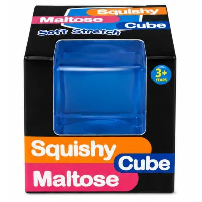 Squishy Maltose Cube Iskub Blå - Leksaksaffären -  Leksaksaffären