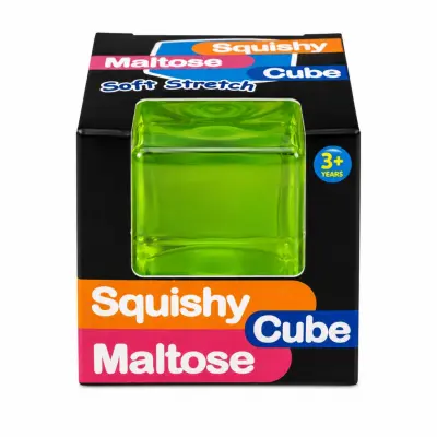 Squishy Maltose Cube Iskub Grön - Leksaksaffären -  Leksaksaffären