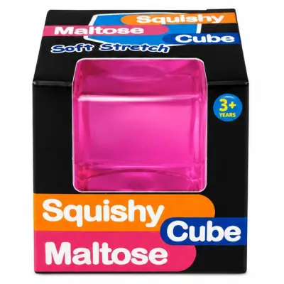 Squishy Maltose Cube Iskub Rosa - Leksaksaffären -  Leksaksaffären
