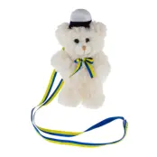 Studentnalle Vit med Band