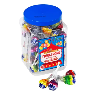 Tivoli Pops Klubbor - 40-pack