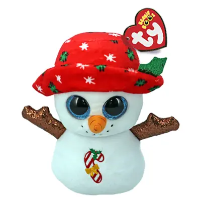 TY Beanie Boos Brrrnie Snögubbe - TY -  Leksaksaffären