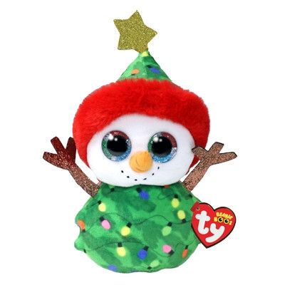 TY Beanie Boos Christmas Garland Snögubbe Reg - TY -  Leksaksaffären