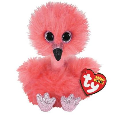 TY Beanie Boos FRANNY Flamingo med lång hals reg