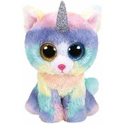 TY Beanie Boos L HEATHER Katt med horn