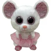 TY Beanie Boos M Nina Mus - TY -  Leksaksaffären