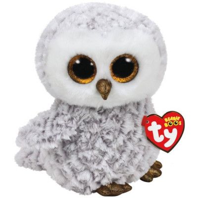 TY Beanie Boos M Owlette Vit Uggla