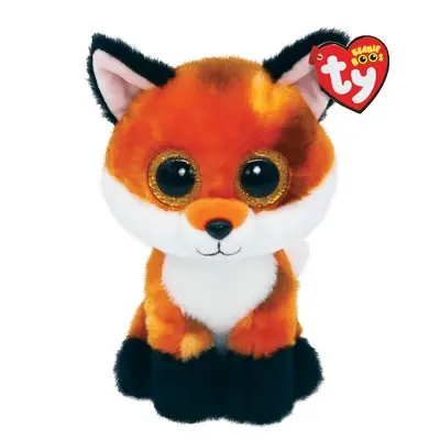 TY Beanie Boos Meadow Orange Räv reg - TY -  Leksaksaffären