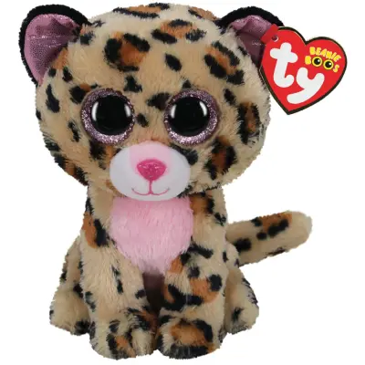 TY Beanie Boos reg LIVVIE Leopard - TY -  Leksaksaffären