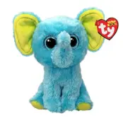 TY Beanie Boos Trunkles Blå Elefant reg