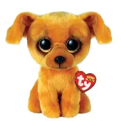 TY Beanie Boos Zuzu Brun hund reg