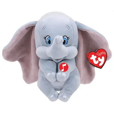 TY Disney Dumbo Elefant med ljud - TY -  Leksaksaffären