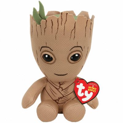TY Marvel Beanie Babies Groot Regular
