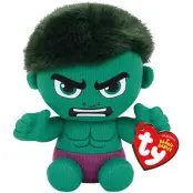 TY Marvel Beanie Babies Hulken Regular - TY -  Leksaksaffären