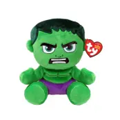 TY Marvel Beanie Babies Hulken Soft - TY -  Leksaksaffären