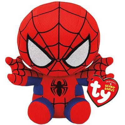 TY Marvel Beanie Babies Spiderman Regular - TY -  Leksaksaffären