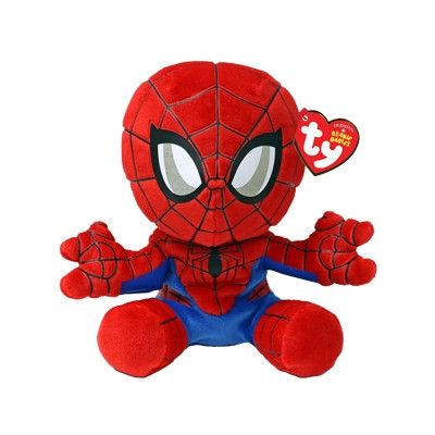 TY Marvel Beanie Babies Spiderman soft - TY -  Leksaksaffären