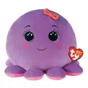 TY Squishy Beanies Octavia Lila Bläckfisk 25cm - TY -  Leksaksaffären