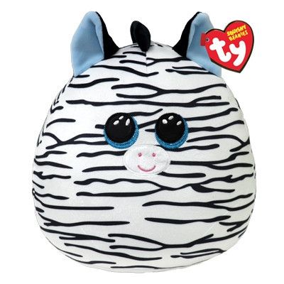 TY Squishy Beanies Xander Zebra 35cm - TY -  Leksaksaffären