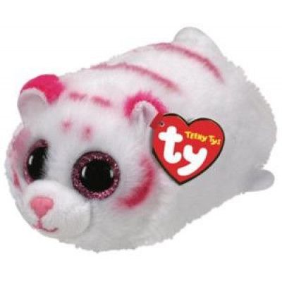 TY Teeny Tys TABOR Rosa/vit Tiger