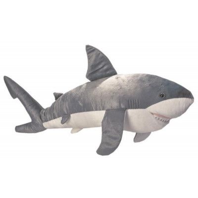Wild Republic Jumbo Mjukdjur Vithaj 96cm