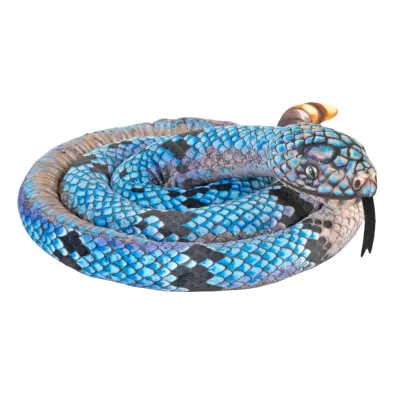 Wild Republic Orm Skinny Blue Rock Rattle 137cm - Wild Republic -  Leksaksaffären