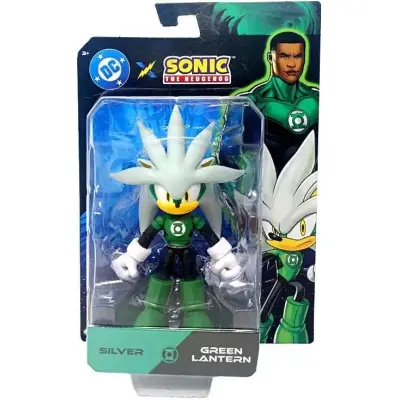 DC X Sonic Figur Silver/Green Lantern - Sonic -  Leksaksaffären