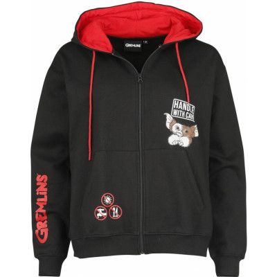 Gremlins - Anime Luvjacka - Handle With Care - S L - för Dam - svart