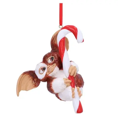 Gremlins Gizmo Candy Cane Hanging Ornament 11cm