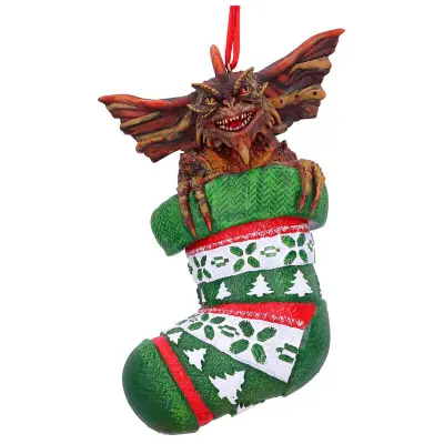 Gremlins Mohawk in Stocking Christmas hanging ornament