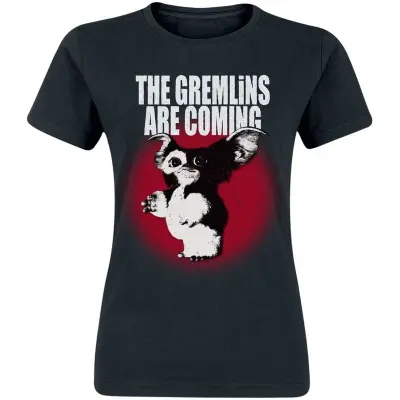 Gremlins T-shirt - Gremlins Are Coming - S 3XL - för Dam - svart