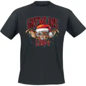 Gremlins T-shirt - Gremlins Christmas - M 5XL - för Herr - svart
