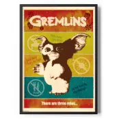 Gremlins - There Are Three Rules Poster