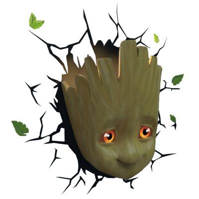 Baby Groot Lampa