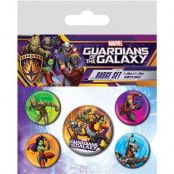 Guardians Of The Galaxy - Characters - Pack 5 Badges