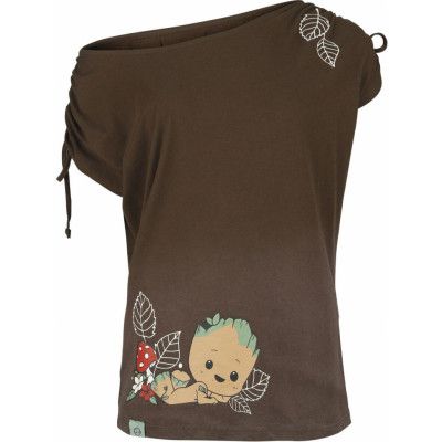 Guardians Of The Galaxy T-shirt - Groot - S - för Dam - brun