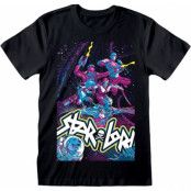 Guardians Of The Galaxy T-shirt - Video Game Poster - S XL - för Herr - svart