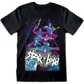 Guardians Of The Galaxy - Disney T-shirt - Video Game Poster - S XL - för Herr - svart