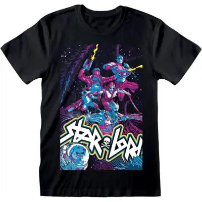 Guardians Of The Galaxy - Disney T-shirt - Video Game Poster - S XL - för Herr - svart