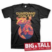 Rocket & Groot Big & Tall T-Shirt, Big & Tall T-Shirt