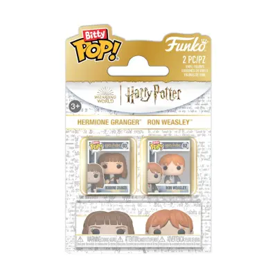 Bitty Pop! 2-pack: Harry Potter - Ron & Hermione Vinyl Figures