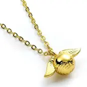 Harry Potter Halsband - Golden Snitch - för Dam - guldfärgad