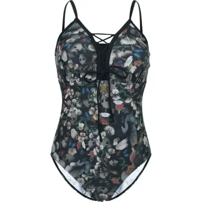 Harry Potter Baddräkt - Forbidden Forest Vibes - S XXL - för Dam - flerfärgad