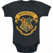 Harry Potter Body - Barn - Hogwarts Crest - 74/80 80/86 - för barn - svart