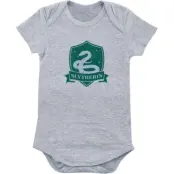 Harry Potter Body - Slytherin - 50/56 86/92 - för barn - gråmelerad