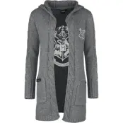 Harry Potter Cardigan - Hogwarts - XS 3XL - för Dam - grå