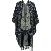 Harry Potter Cardigan - Slytherin - Oversize - för Dam - flerfärgad